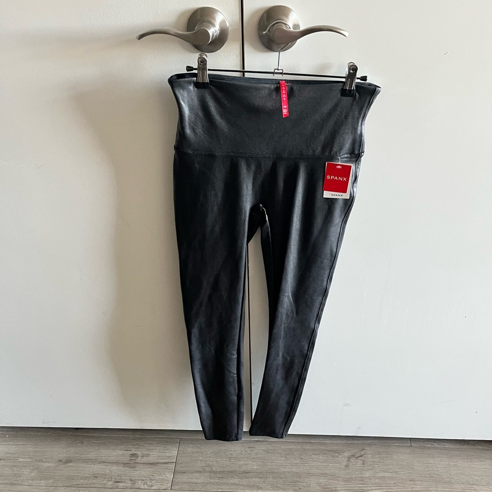 Spanx leather leggings